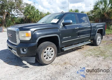 2015 GMC Sierra 2500Hd Denali из США, поврежденный, VIN 1GT120EG2FF162755